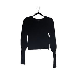Ambiance Apparel Black Knit Sweater